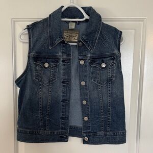 Levi's Dark Blue Women’s Denim Vest